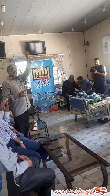دیدار آزادگان یزدی با جانبازان نخاعی دیدار آزادگان یزدی با جانبازان نخاعی