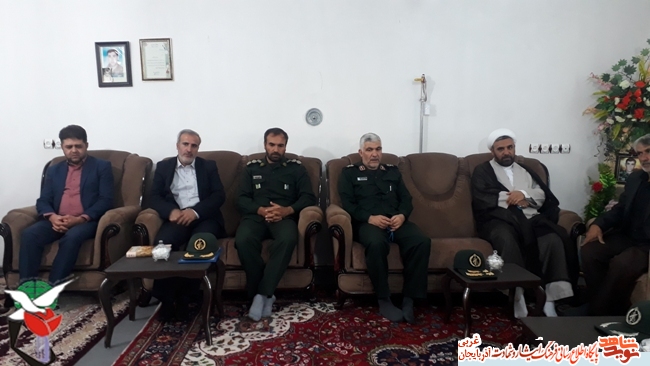 دیدار با خانواده  معظم شهدای چالدران