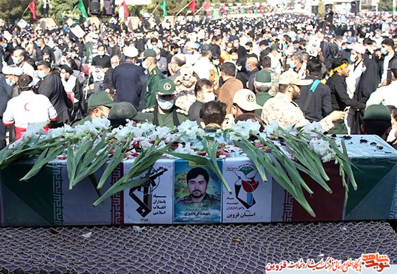 گزارش تصویری از تشییع و خاکسپاری پیکر شهید 