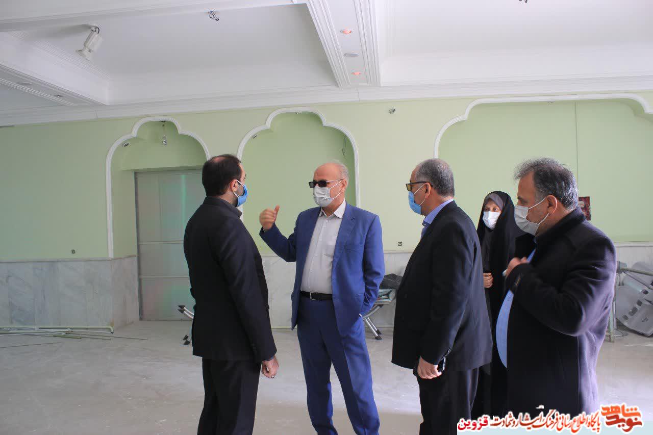 مدیران کل معاونت فرهنگی بنیاد شهید از موزه شهدای قزوین بازدید کردند