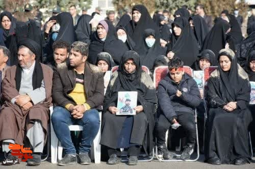 گزارش تصویری/پیکر مطهر شهید «احمد کشوری نیا» در خرم آباد تشییع شد