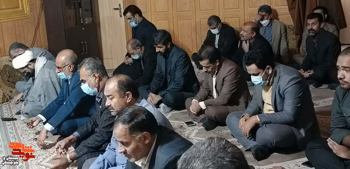 مراسم بزرگداشت شهدای مدافع امنیت در اداره کل بنیاد شهید و امورایثارگران استان سیستان و بلوچستان برگزار شد