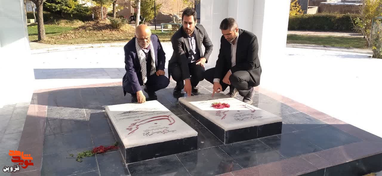 نماینده مردم تاکستان در مجلس از المان شهدای ضیاء‌آباد بازدید کرد