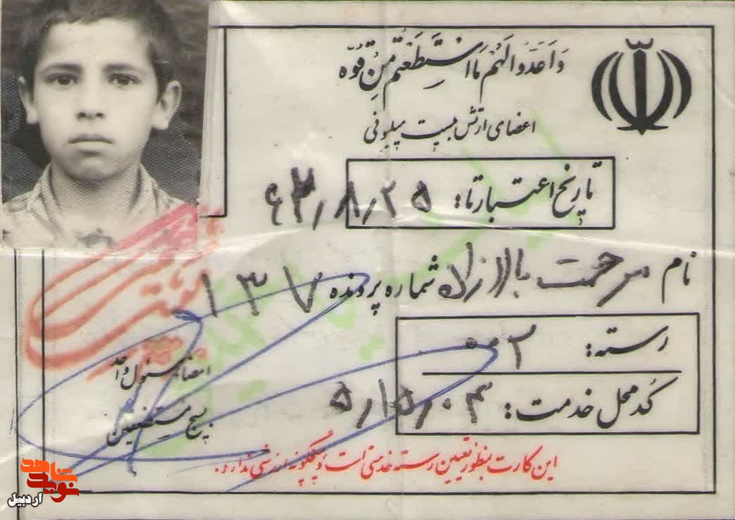 اسناد دیده نشده شهید «مرحمت بالازاده»