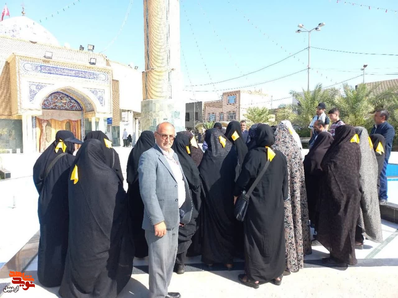 کاروان زیارتی خانواده‌های معظم شهدا و ایثارگران استان اردبیل در کربلای معلی+عکس