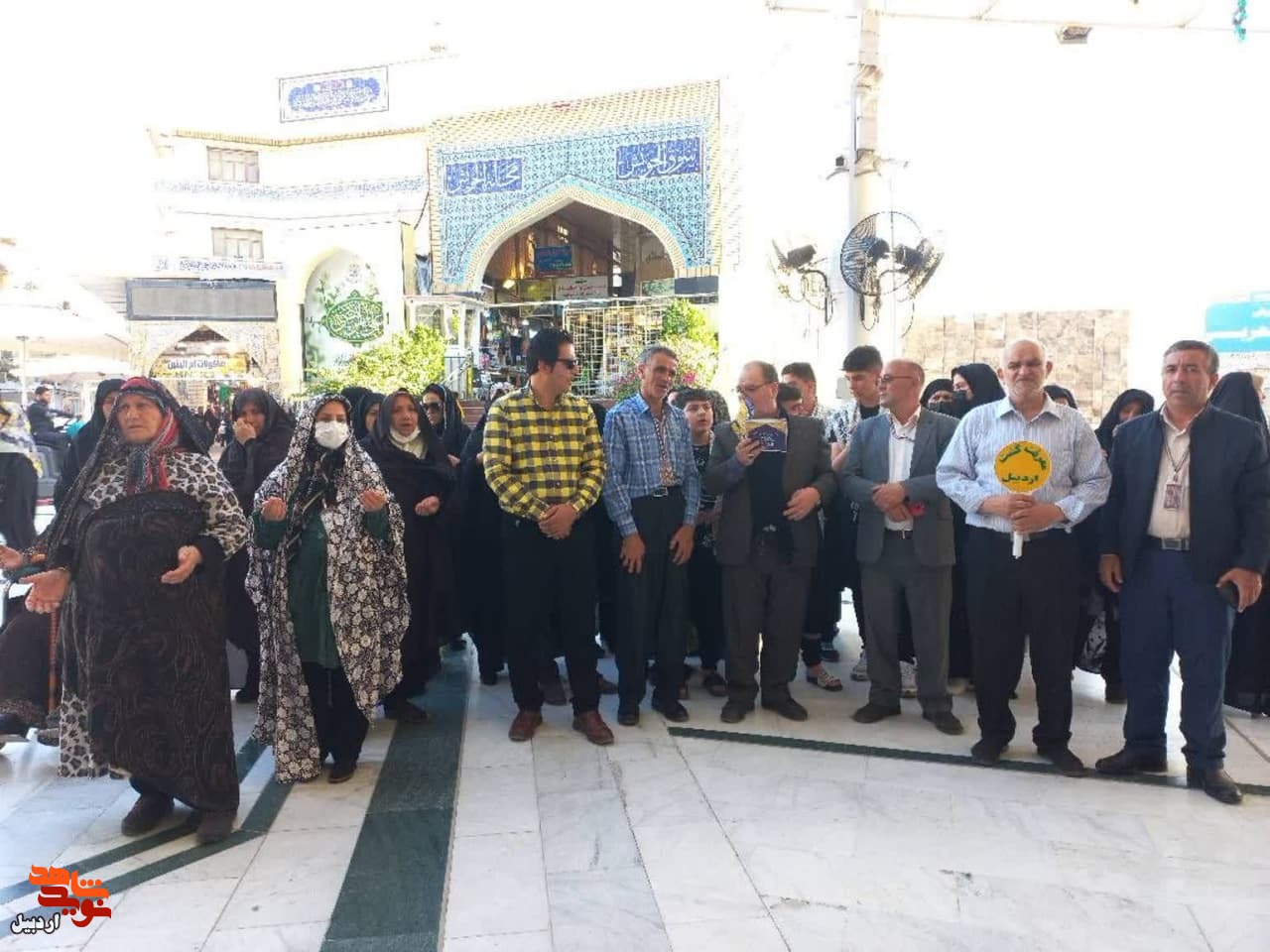 کاروان زیارتی خانواده‌های معظم شهدا و ایثارگران استان اردبیل در کربلای معلی+عکس