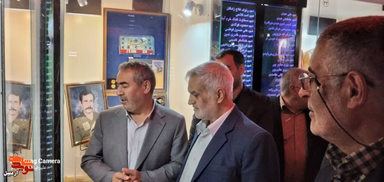 بازدید اعضای مجمع ولایی رزمندگان، جانبازان و ایثارگران استان از موزه شهدای اردبیل