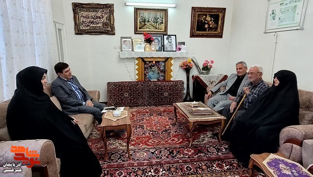 دیدار سرپرست بنیاد استان آذربایجان شرقی با ۵ خانواده شهید در تبریز