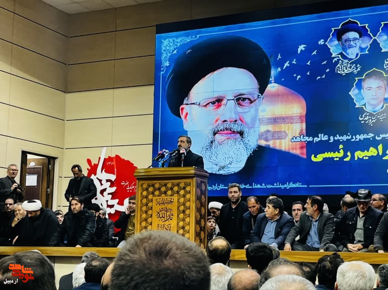 مراسم گرامی داشت شهید جمهور و همراهان شهیدش در اردبیل+ عکس
