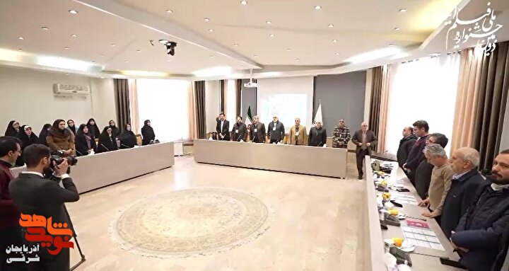 فیلم/ نشست خبری دومین جشنواره ملی فیلم «ایثار» در تبریز