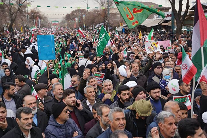 گزارش تصویری | راهپیمایی باشکوه ۲۲ بهمن قزوین