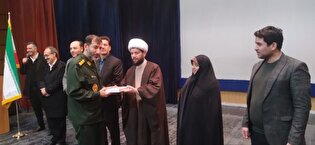 مراسم بزرگداشت روز جانباز در تاکستان برگزار شد