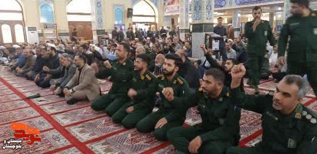 مراسم گرامیداشت شهدای اقتدار در مسجد جامع زاهدان برگزار شد