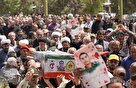 مراسم تشییع پیکر شهید سرباز «محمدمهدی مهدی‌پورقزوینی» به روایت تصویر