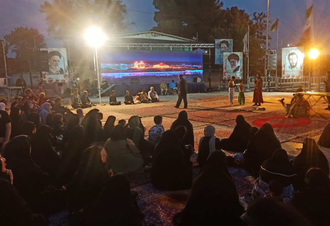 مراسم تعزیه در گلزار شهدای قزوین برگزار شد