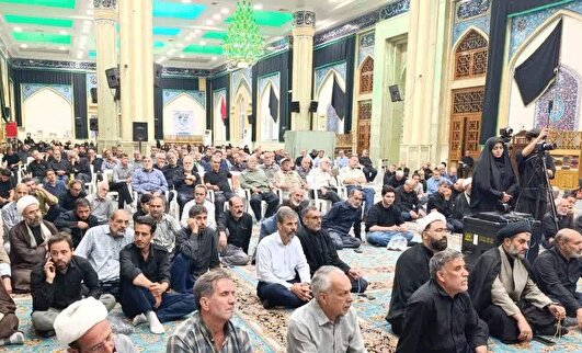 مردم قزوین در سوگ امام شهید به عزا نشست/ تجدید میثاق با آرمان‌های شهدا