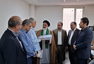 مسئولان بخش محمدیه از آزاده «مرادی» تجلیل کردند