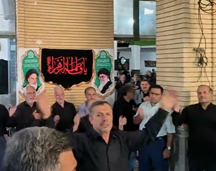 فیلم | برگزاری یادواره شهدا در بوئین‌زهرا