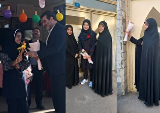 دختران شهدای امنیت و جنگ رمضان زنگ مدارس قزوین...