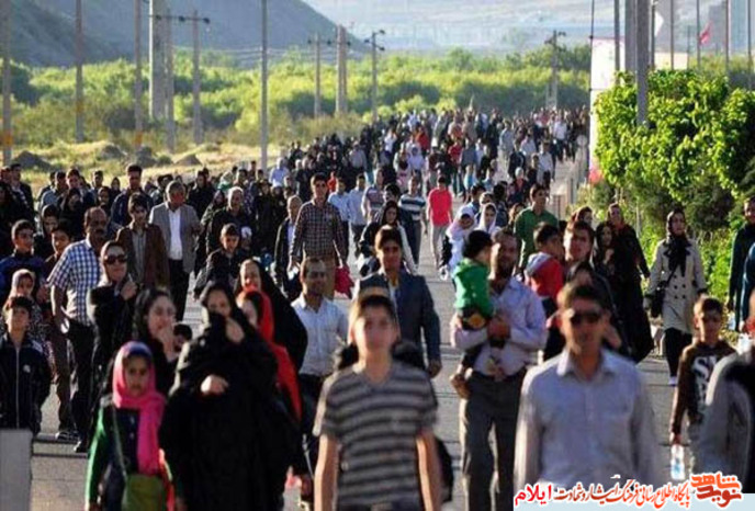 همایش پیاده روی در شهرستان دهلران  به مناسبت هفته دفاع مقدس
