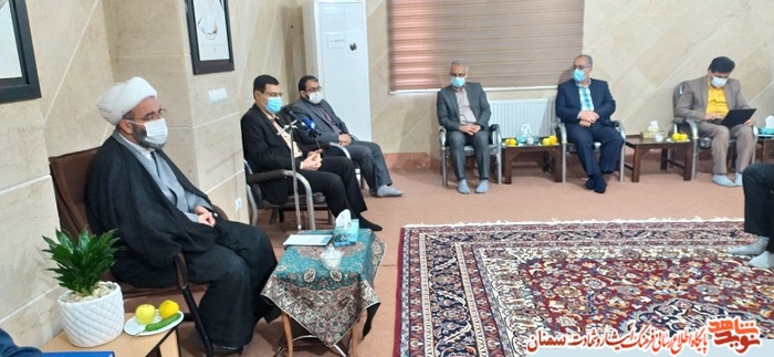 دیدار رئیس بنیاد شهید و امور ایثارگران با نماینده ولی فقیه در استان سمنان - نوزدهم آبان ۱۴۰۰ دفتر نماینده ولی فقیه