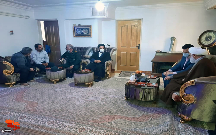 دیدار مسئولان با جانباز گرانقدر ۲۵ درصد حسین بیگلری در روز جانباز - شانزدهم اسفند ۱۴۰۰ شهرستان آرادان