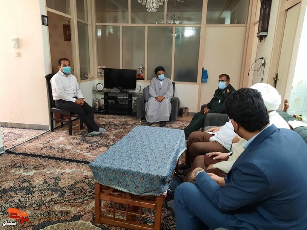 دیدار مسئولان شهرستان آرادان با والدین معزز سردار شهید حسن کاسبان - هجدهم فروردین ۱۴۰۱ شهرستان آرادان