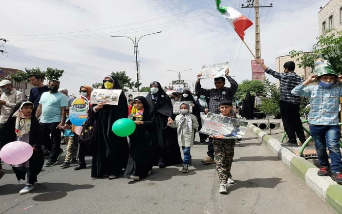 راهپیمایی روز قدس _ استان سمنان نهم اردیبهشت ماه ۱۴۰۱