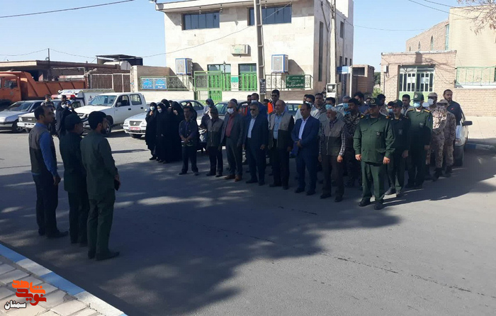 رزمایش جهادگران فاطمی شهرستان آرادان - روستای یاتری‌علیا