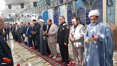 مراسم بزرگداشت شهدای دولت- دوم شهریور ۱۴۰۳ گلزار شهدای امامزاده یحیی(ع) شهرستان سمنان