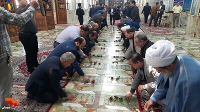 مراسم بزرگداشت شهدای دولت- دوم شهریور ۱۴۰۳ گلزار شهدای امامزاده یحیی(ع) شهرستان سمنان