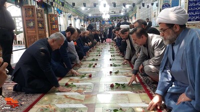 مراسم بزرگداشت شهدای دولت- دوم شهریور ۱۴۰۳ گلزار شهدای امامزاده یحیی(ع) شهرستان سمنان