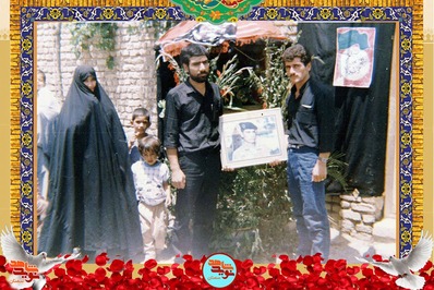 تصاویری از مراسم تشییع پیکر شهید حسین باباخانی